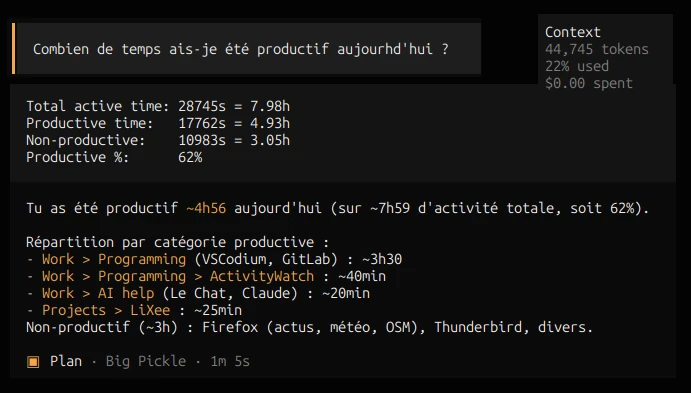 ActivityWatch avec 8bitgentleman/activitywatch-mcp-server